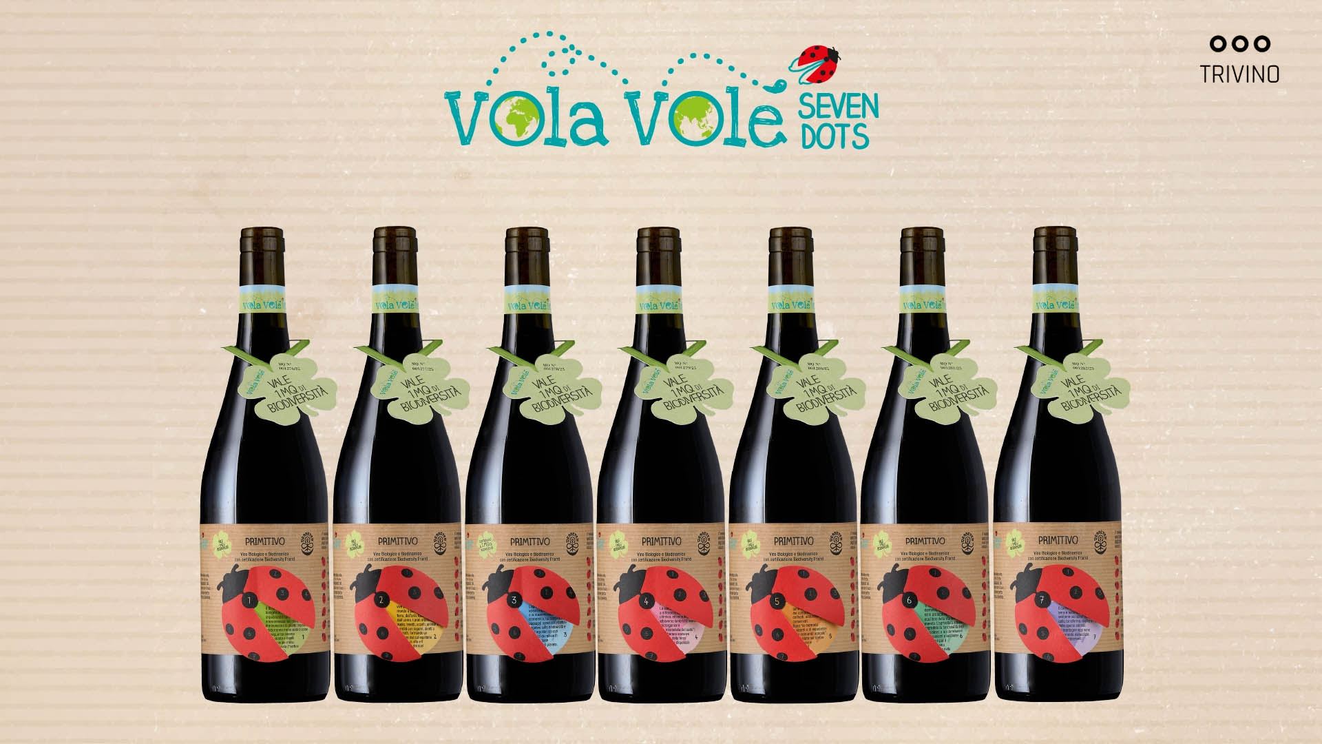 VOLA VOLE SEVEN DOTS Primitivo, 0,75l